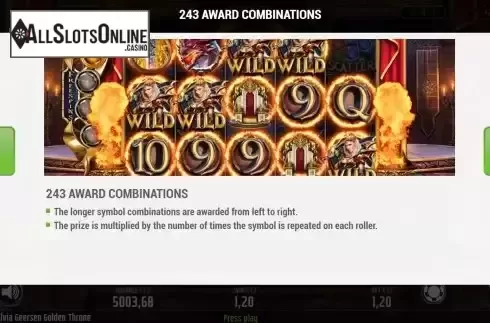 Game Features screen 2
