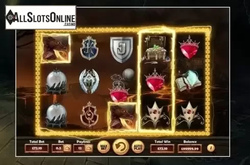 Game Workflow screen. The Dragon's Lair from ReelNRG