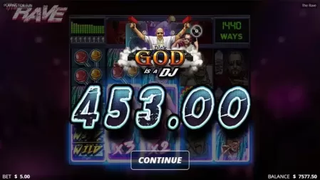 The Rave slot screenshot 7
