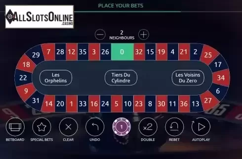 Racetrack Screen