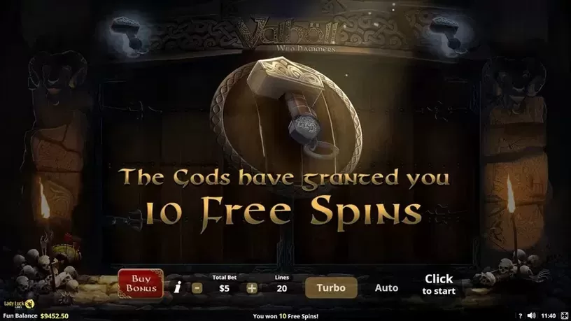 Valholl: Wild Hammers slot screenshot 5