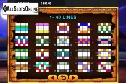 Paylines. Wild Cleopatra Deluxe from GMW