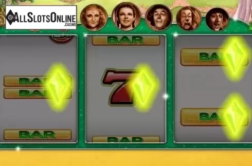 Scatter screen. Wizard of Oz Road to Emerald City from WMS