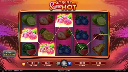 Xtreme Summer Hot slot screenshot 2