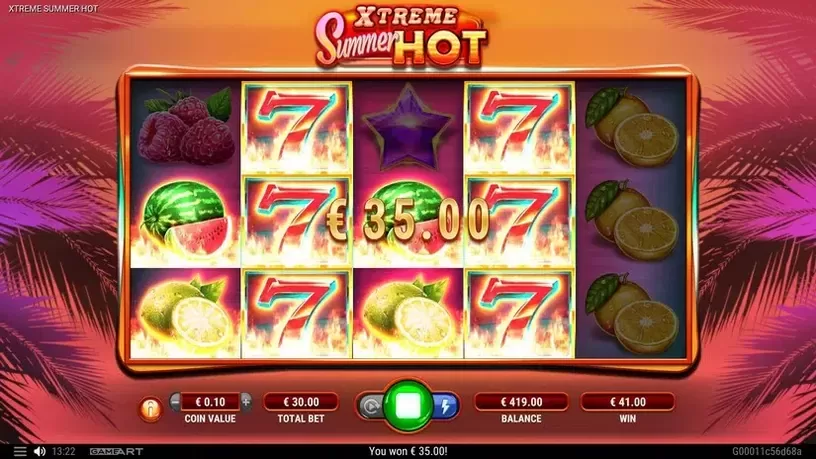 Xtreme Summer Hot slot screenshot 6