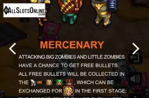 Mercenary screen
