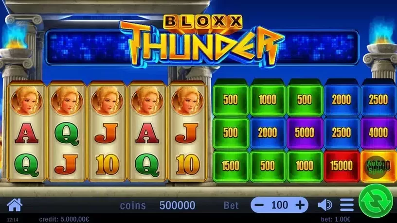 Bloxx Thunder slot screenshot 1