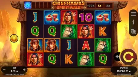 Chief Hawk’s Spirit Walk slot screenshot 1