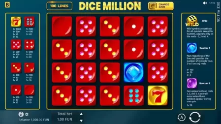 Dice Million slot screenshot 1
