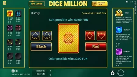 Dice Million slot screenshot 5