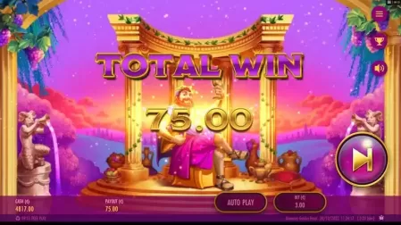 Dionysus Golden Feast slot screenshot 7