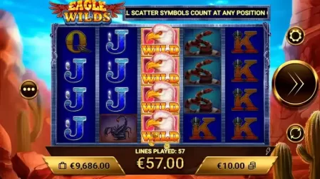 Eagle Wilds slot screenshot 2
