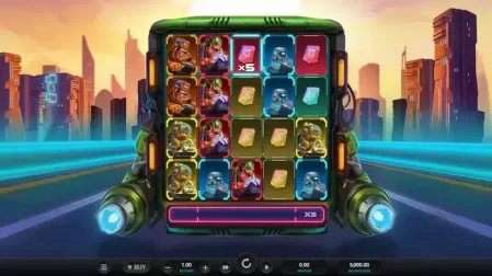 Galactic Racers slot screenshot 1