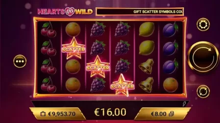 Hearts go Wild slot screenshot 2
