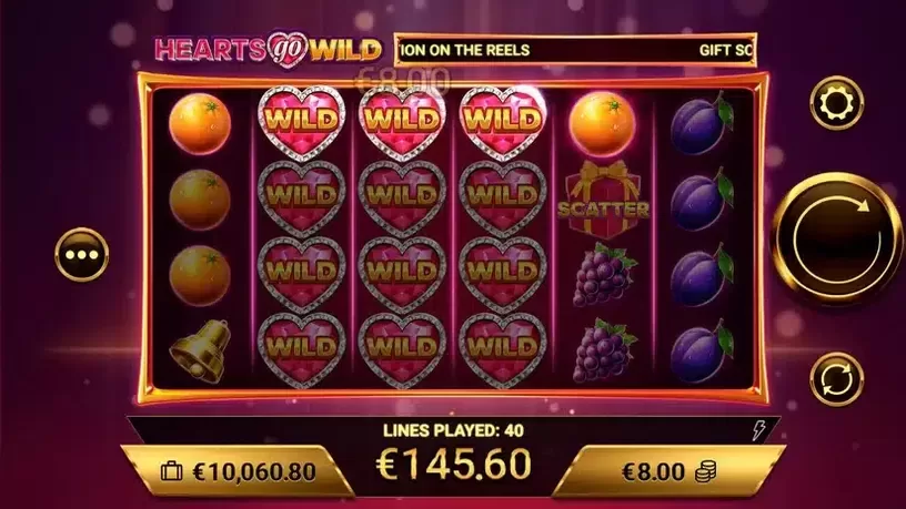Hearts go Wild slot screenshot 5