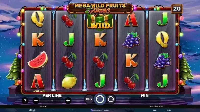 Mega Wild Fruits – Xmas slot screenshot 