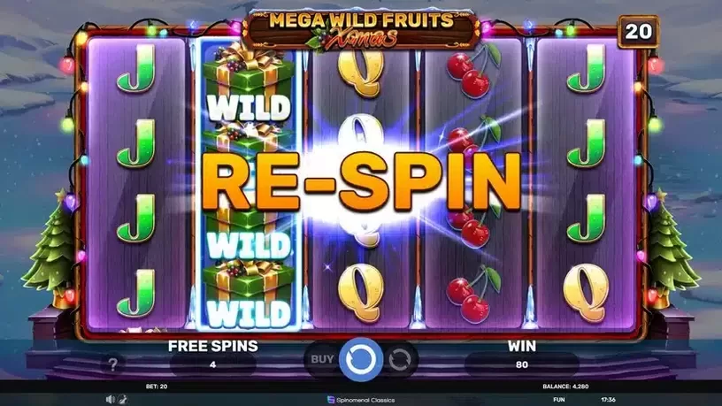 Mega Wild Fruits – Xmas slot screenshot 