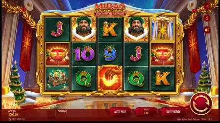 Midas Golden Touch Christmas Edition slot screenshot 1