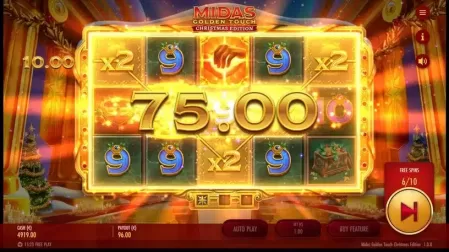 Midas Golden Touch Christmas Edition slot screenshot 5