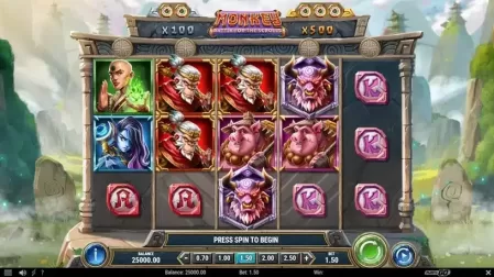 Monkey: Battle for the Scrolls slot screenshot 1