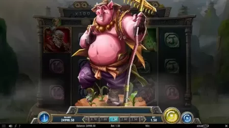 Monkey: Battle for the Scrolls slot screenshot 2