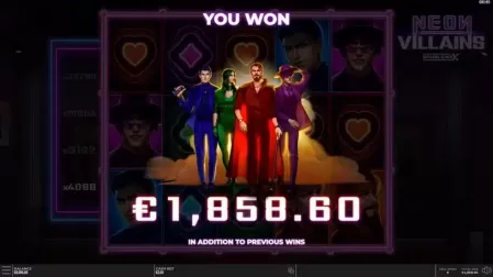 Neon Villains slot screenshot 7