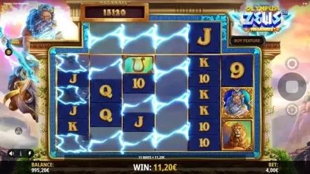 Olympus Zeus Megaways slot screenshot 2