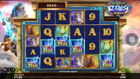 Olympus Zeus Megaways slot screenshot 4