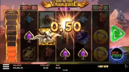 Rise of the Valkyrie Splitz™ Lightning Chase slot screenshot 2