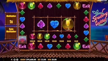 Strawberry Cocktail slot screenshot 4