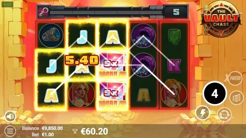 The Vault Chase slot screenshot 5