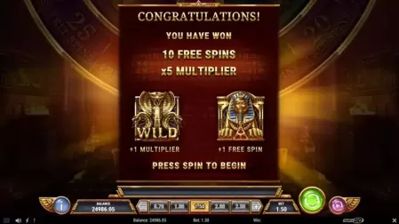 Tomb of Gold slot screenshot 4