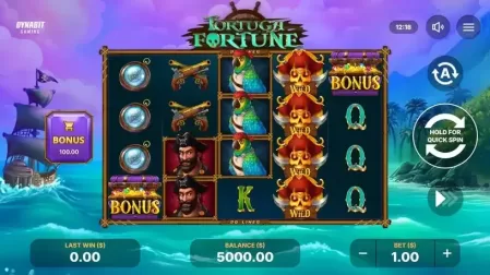 Tortuga Fortune slot screenshot 1