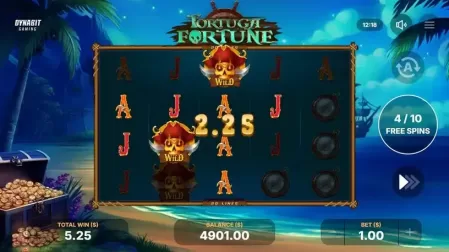 Tortuga Fortune slot screenshot 4