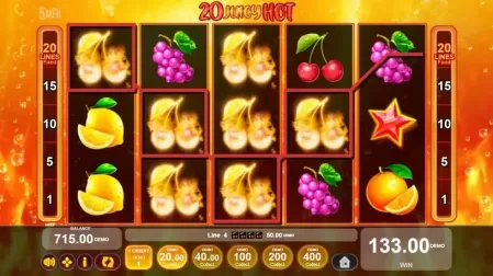 20 Juicy Hot slot screenshot 4