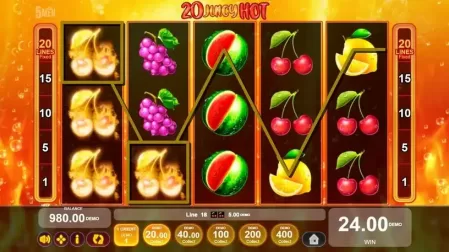 20 Juicy Hot slot screenshot 2