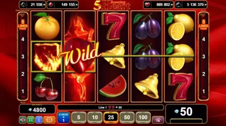 5 Burning Heart slot screenshot 2
