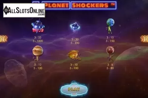Paytable 2