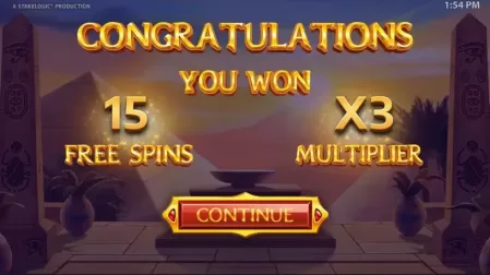 9 Pyramids of Fortune slot screenshot 5