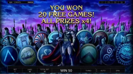 Almighty Sparta slot screenshot 7