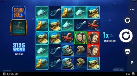 Aquanauts slot screenshot 1