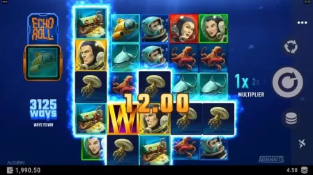 Aquanauts slot screenshot 2