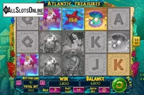 Screen 2. Atlantic Treasures from Spinomenal