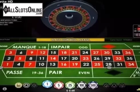 Game Screen. Auto Roulette Live (NetEnt) from NetEnt