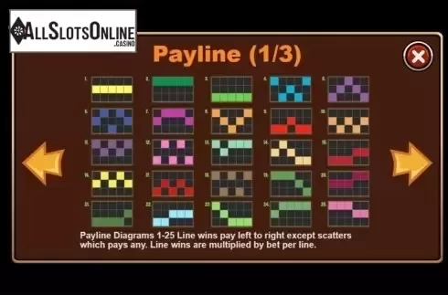 Paytable . Baby Pet from Triple Profits Games