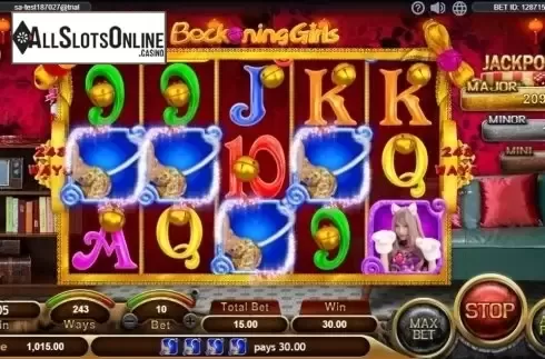 Win Screen . Beckoning Girls from SimplePlay