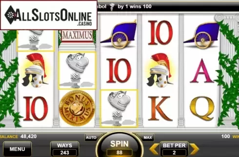 Win Screen 2. Beticus Maximus from Spin Games