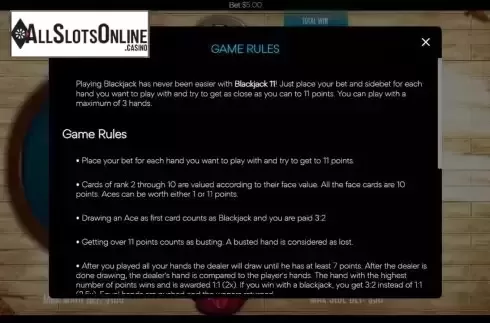 Game Rules Screen