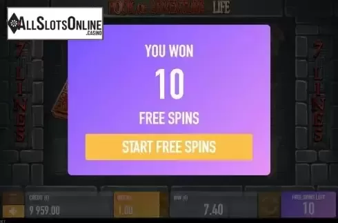 Free Spins Game screen 2