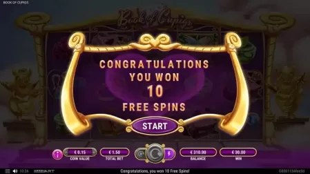 Book of Cupigs slot screenshot 4